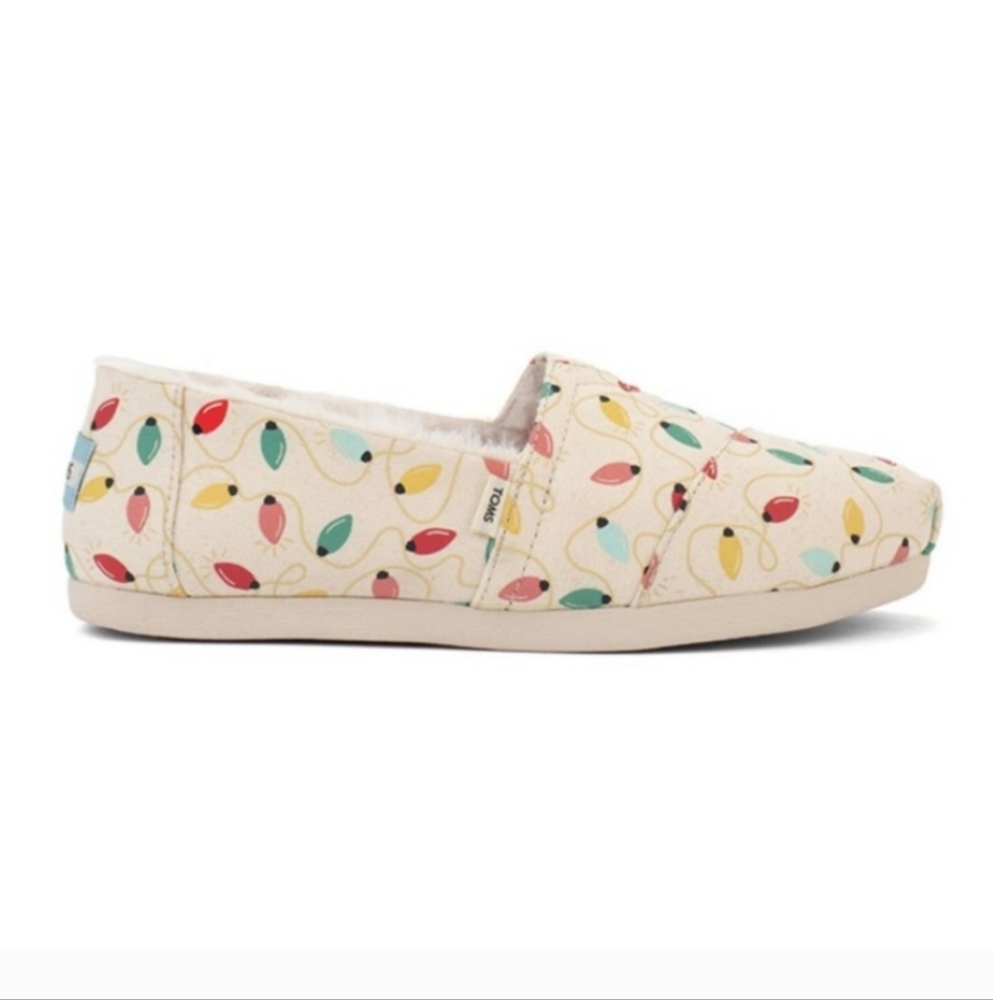 TOMS belmont Holiday lights Lofers  Shoes